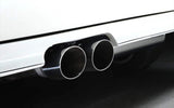 MILLTEK Downpipe-back – Audi Coupe UR Quattro 10V Turbo - Resonated - Cerakote Black