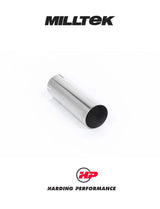MILLTEK Downpipe Back VW Golf Mk1 GTI Suits The OE Downpipe - Resonated