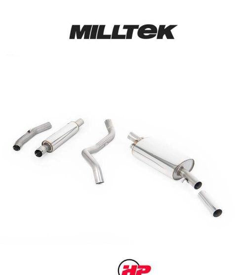 MILLTEK Manifold Back VW Golf Mk1 GTI Suits Aftermarket Manifold - Resonated