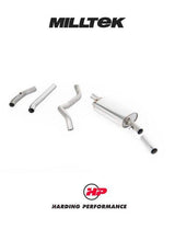 MILLTEK Manifold Back VW Golf Mk1 GTI Suits Aftermarket Manifold - Non-resonated / Race