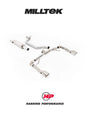 MILLTEK Particulate Filter-back System 80mm Cupra Leon VZ 2.0TSI Hatch 245ps (MQB Evo – OPF/GPF Equipped Models) - Polished GT-115 - Race System (Loudest)