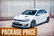 MK7 Golf GTI Full Lip Splitter Set with Flow-Lock Rear Diffuser