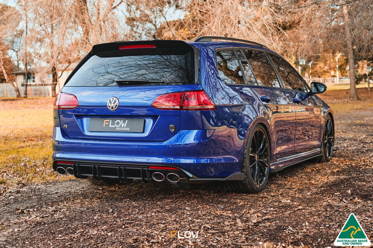 MK7 Golf R Wagon Side Skirt Splitters V3 (Pair)