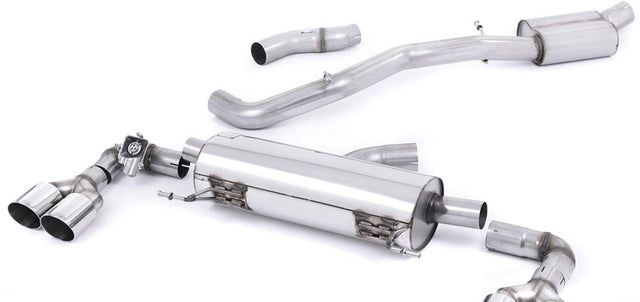 Milltek Sport | Cat-Back (Valved, Res, Round Tips) (Audi S1)