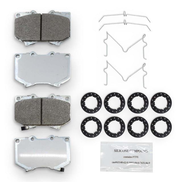 NRS Brakes 4x4 Heavy Duty Brake Pads Toyota Landcruiser 80 Series 4x4 Heavy Duty Brake Pads FRONT