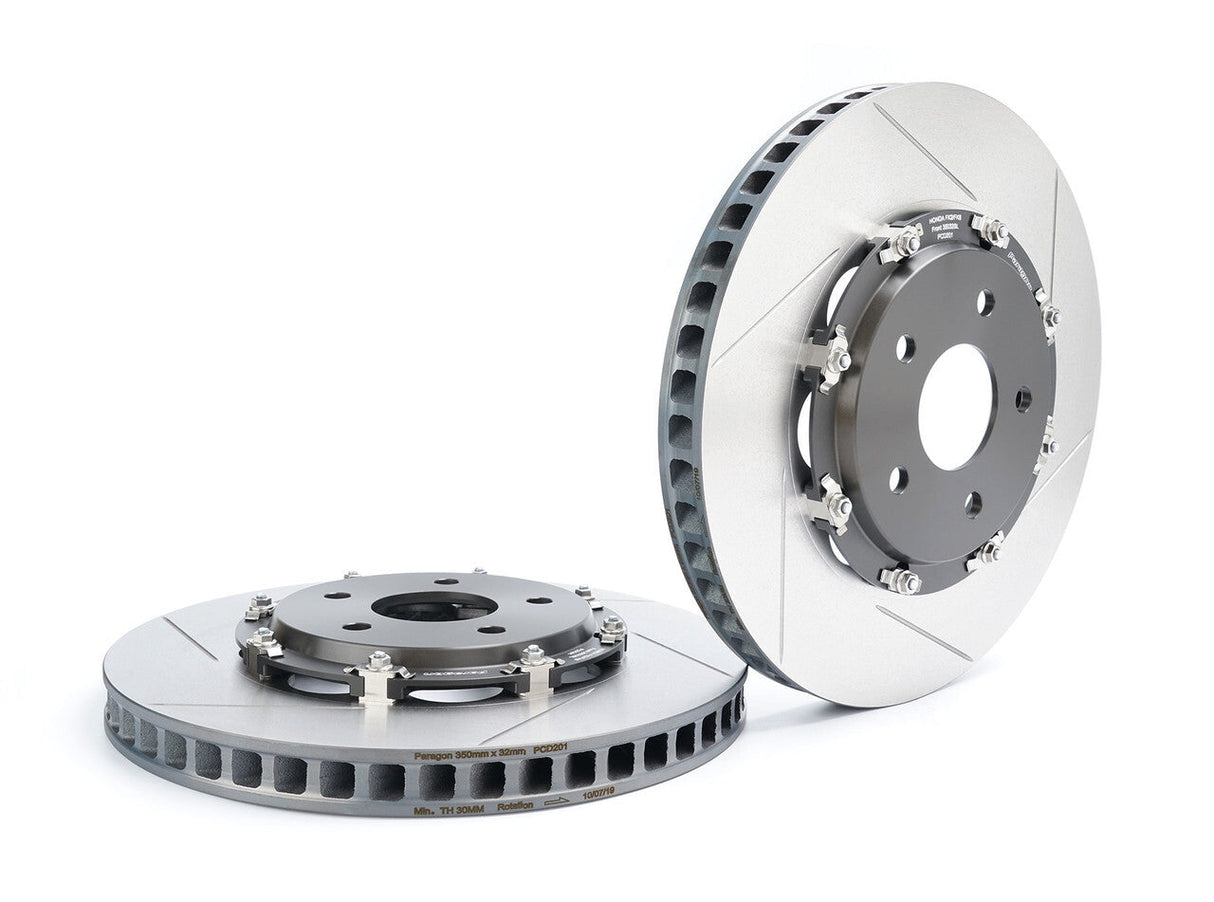 Paragon 2-piece Rotors Front 350x32mm-Honda Civic Type R FK8, FL5