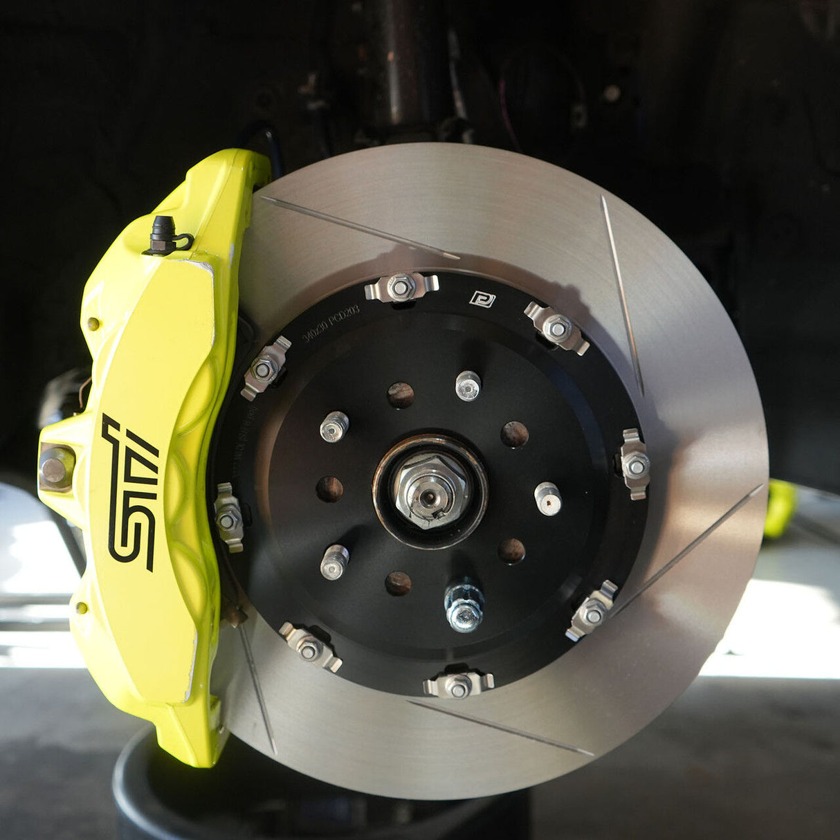 Paragon 2-piece Rotors Front Pair 340mm x 30mm, 2022+ Subaru WRX w/ OEM Brembo 6 piston caliper swap