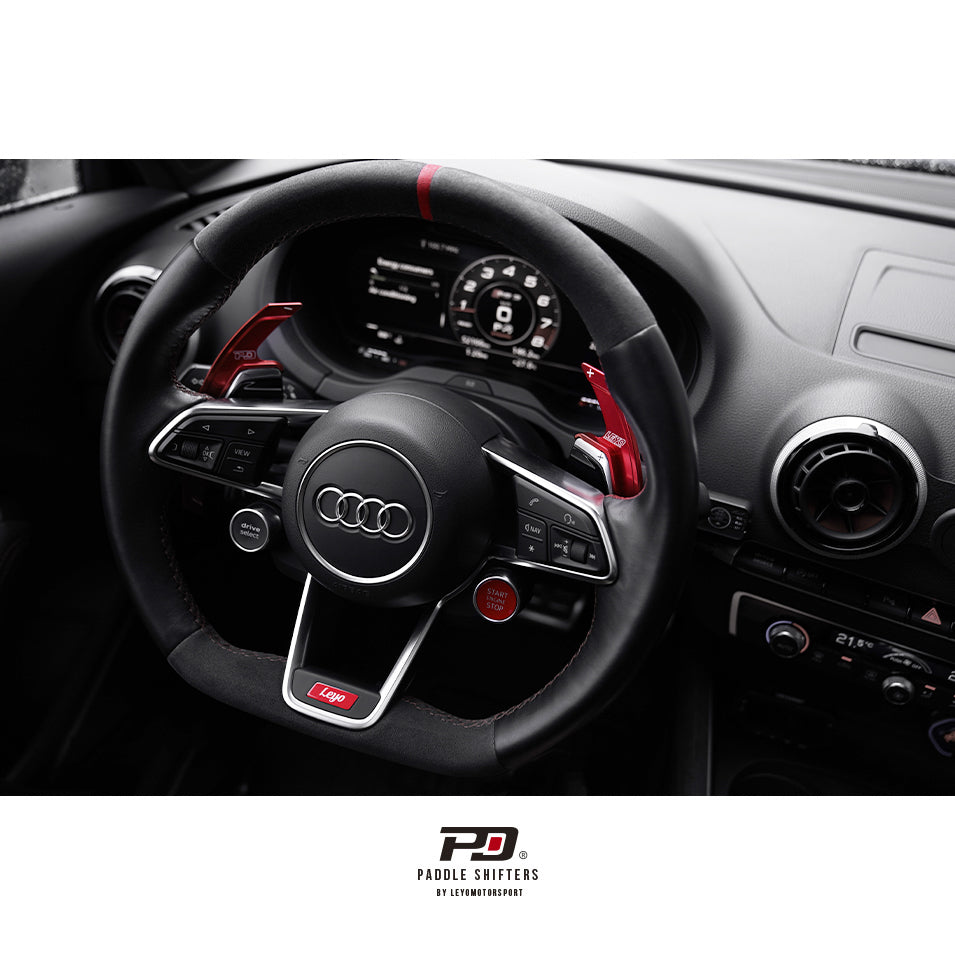 LEYO Motorsport | Audi S Tronic Billet Paddle Shifter Extension (v3) - ModsDirect