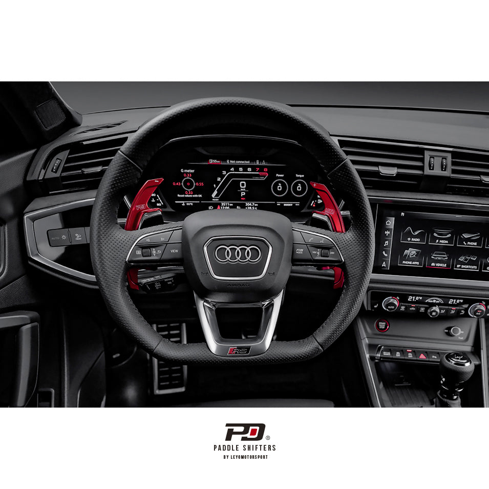 LEYO Motorsport | Audi S Tronic Billet Paddle Shifter Extension (v3) - ModsDirect