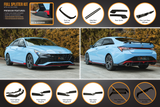 CN7 Elantra N Sedan 2021 Full Lip Splitter Set