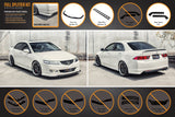 Honda Accord Euro FACELIFT CL7/CL9 Full Lip Splitter Set - ModsDirect