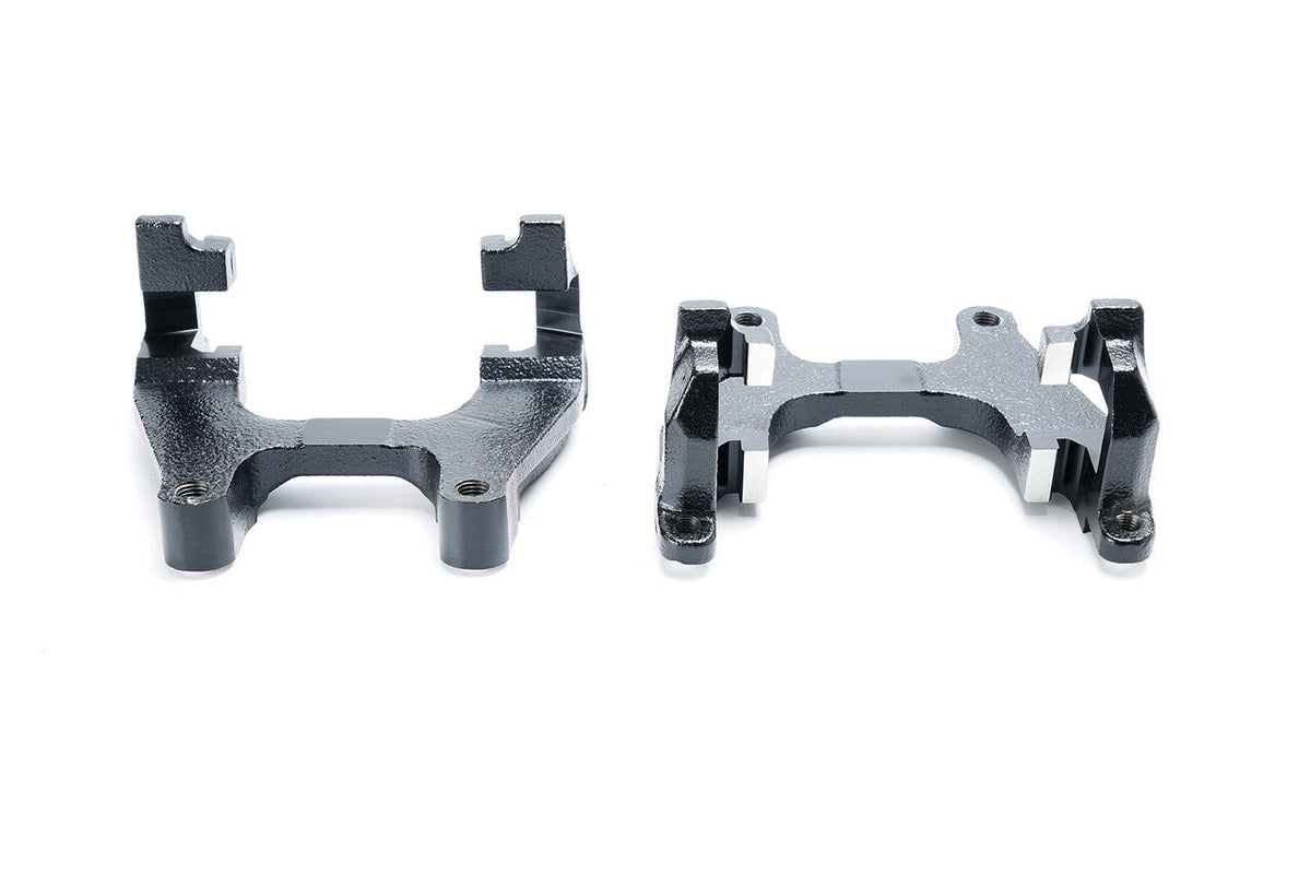 Paragon 2-piece Rotors Rear Pair 350mm x 22mm - VW Golf R Mk7 / 7.5 (Inc. Caliper Carrier) - Black