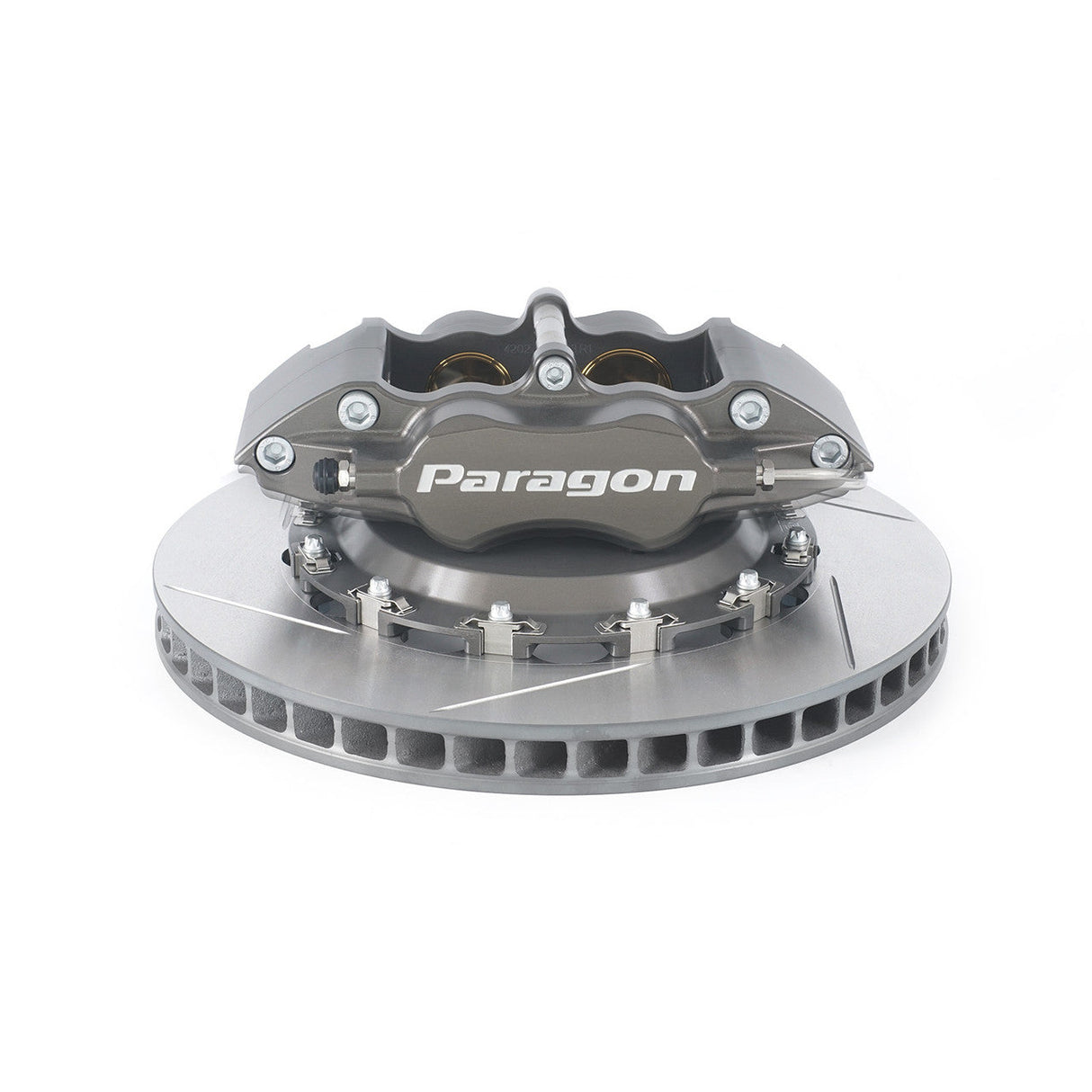 PARAGON 4-Piston Front Big Brake Kit – Subaru WRX / STI (GC/GD/GR/VA) - Hard Annodised