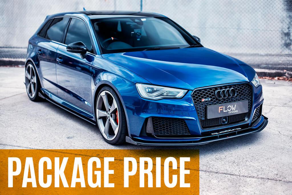 RS3 8V Sportback (Pre-Facelift) Full Lip Splitter Set