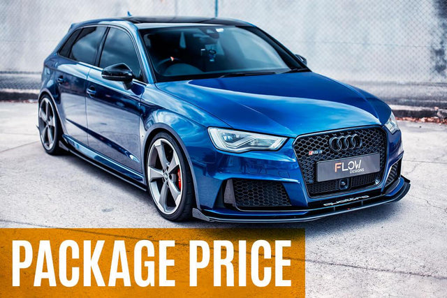 RS3 8V Sportback (Pre-Facelift) Full Lip Splitter Set