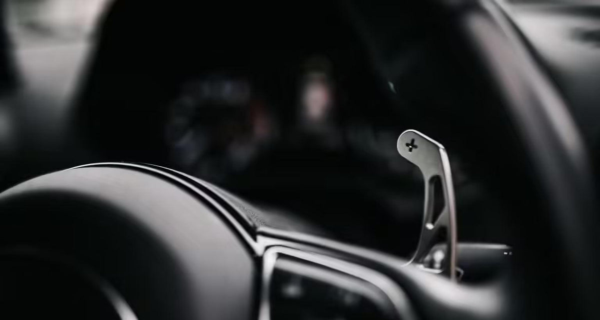 RacingLine S-Tronic Paddle Replacements – Audi models (RS3 Facelift, TTS/TTRS 2015>, R8 2015> B9 A4/S4/RS4 A5/S5/RS5)- Black