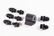 Radium Distribution Block 3 x 8AN ORB to 1 x 10AN ORB w/Fittings