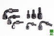 Radium Engineering PushLok Hose End, 6AN, 180Deg