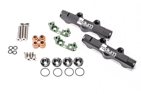 Radium Side Feed Conversion Fuel Rails - Subaru WRX/STI 94-96 (V1-V2)