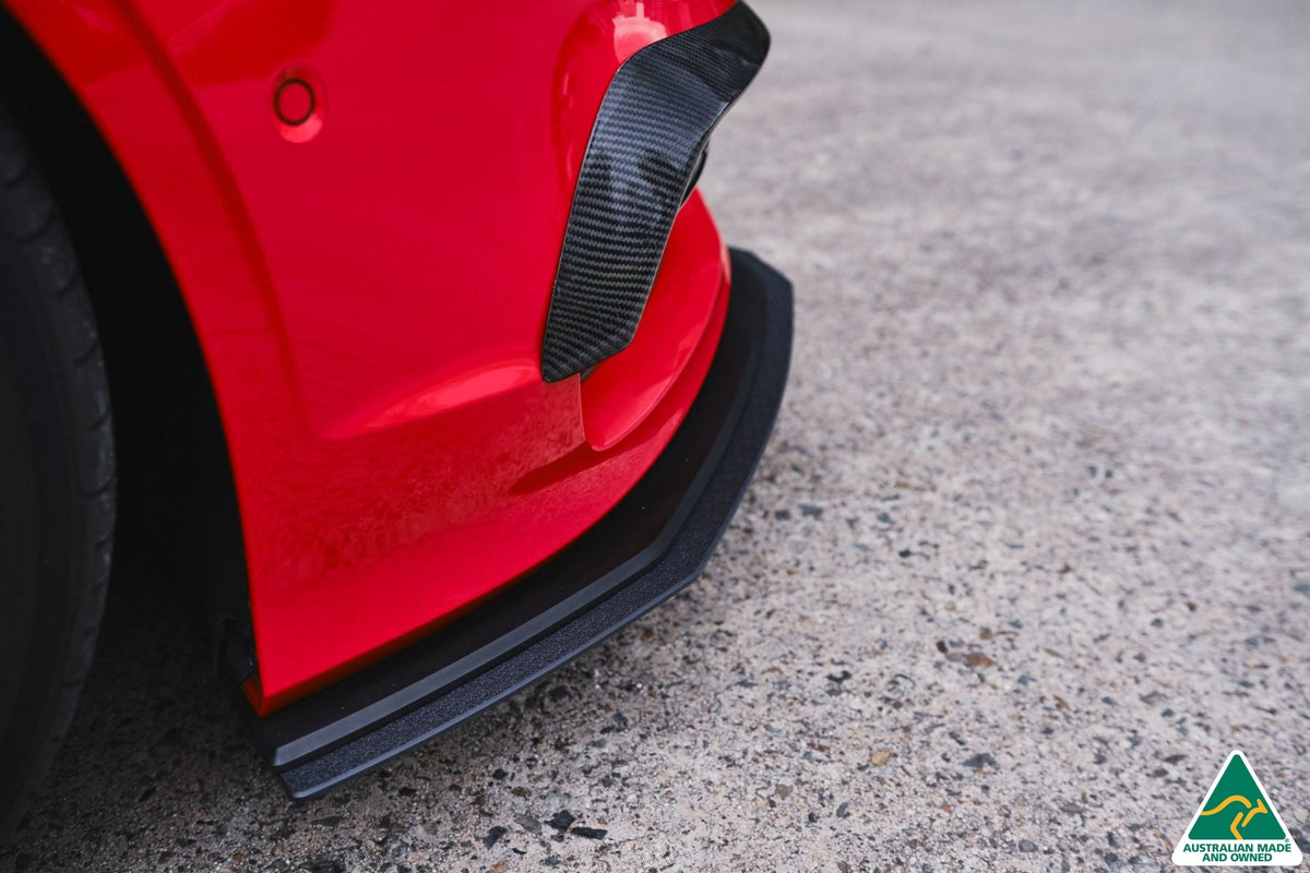 S3 8V Sedan Pre-Facelift Front Lip Splitter Extensions (Pair)