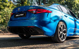 MILLTEK Cat-back – Giulia 2.0T Veloce - Non-Resonated - Valved (Includes Valve Controller with Remote)