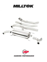 MILLTEK Cat-back – Giulia 2.0T Veloce - Non-Resonated - Valved (Includes Valve Controller with Remote)