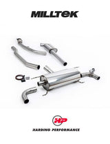 MILLTEK Cat-back – Giulia 2.0T Veloce - Resonated - Valved (Includes Valve Controller with Remote)