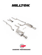 MILLTEK Cat-back – Audi S4 4.2 V8 Quattro B6 - 100mm GT100
