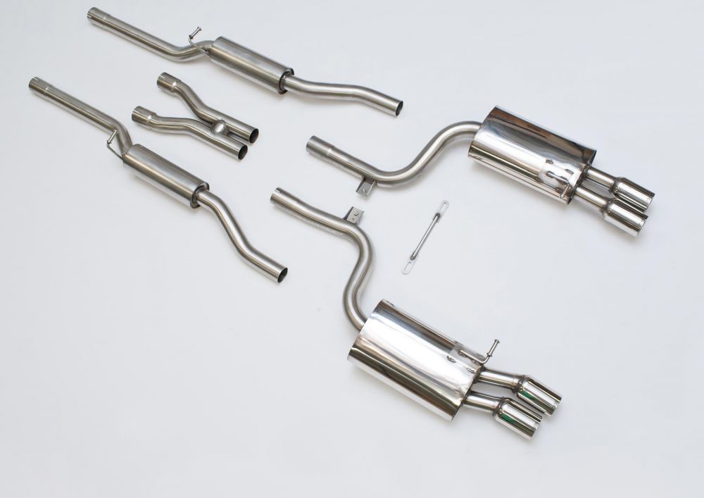 Milltek Sport | Cat-Back (Resonated) Audi S4 (B7) - ModsDirect