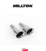 MILLTEK Cat Back Audi A4 2.0 TFSI B7 Quattro Manual Models Only - SSXAU515 - Non-resonated / Race