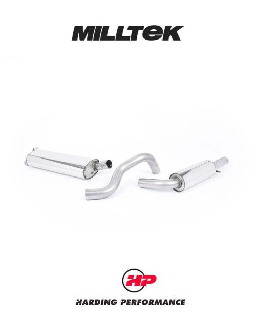 MILLTEK Cat-back – Audi A3 1.9 TDI - Resonated