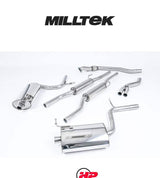 MILLTEK Cat-back – Audi A4 B7 1.8T Quattro - Non-resonated