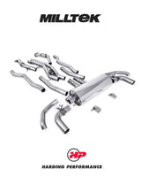 MILLTEK Exhaust SQ7 4.0 V8 TT TFSI Pre Facelift - OPF Back - Non Resonated