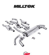 MILLTEK Exhaust SQ7 4.0 V8 TT TFSI Pre Facelift - OPF Back - Resonated
