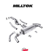 MILLTEK Exhaust SQ7 4.0 V8 TT TFSI Pre Facelift - Front Pipe Back - Resonated