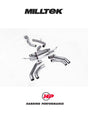 MILLTEK Particulate Filter-back GPF/OPF Back 80mm System, Fits with OE Tailpipes Audi RSQ3 - Race System (Loudest)