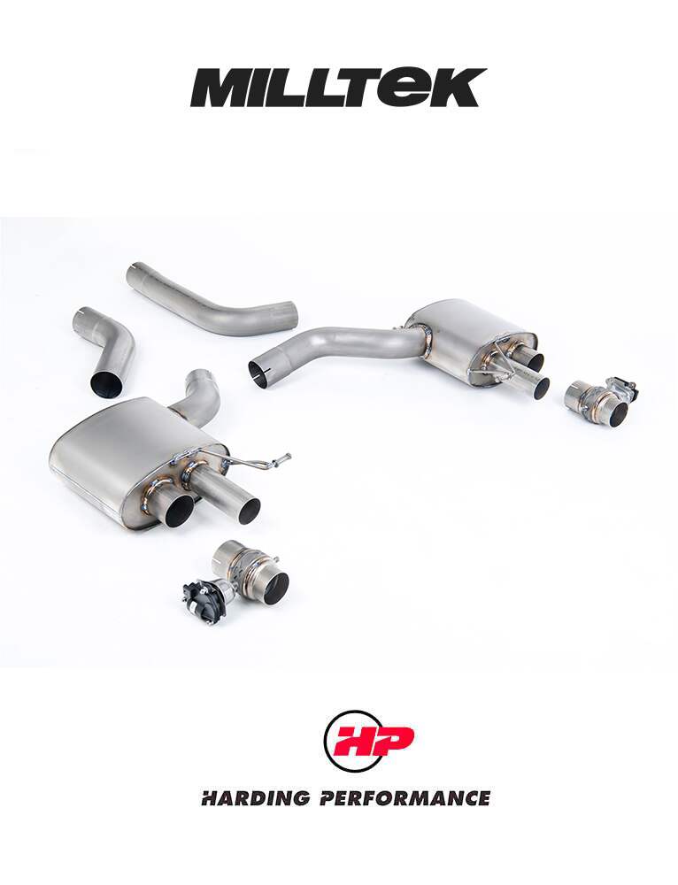 MILLTEK Upgrade Kit to Signature Series Titanium Axle Back System RS6/RS7 C8 [SSXAU1048]