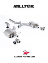 MILLTEK Upgrade Kit to Signature Series Titanium Axle Back System RS6/RS7 C8 [SSXAU1048]