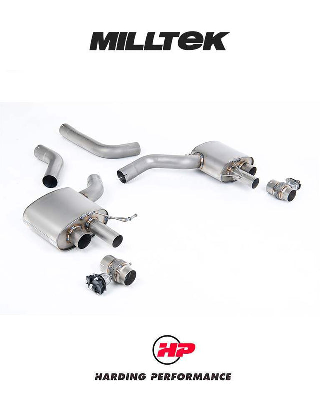 MILLTEK Upgrade Kit to Signature Series Titanium Axle Back System RS6/RS7 C8 [SSXAU1048]