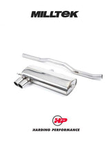 MILLTEK Cat-back S3 1.8T quattro 8L - Non-resonated