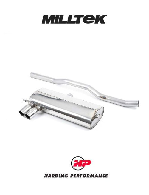 MILLTEK Cat-back S3 1.8T quattro 8L - Non-resonated