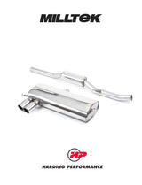MILLTEK Cat-back S3 1.8T quattro 8L - Resonated