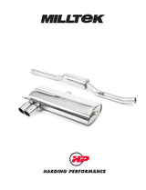 MILLTEK Cat-back S3 1.8T quattro 8L - Resonated