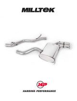 MILLTEK Cat-back – Audi S3 3-Door 8P - Non-resonated (louder) - Polished Tips