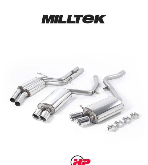MILLTEK Cat Back Audi S5 Coupe 4.2 V8 Quattro Manual Only - Resonated