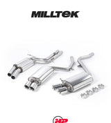 MILLTEK Cat Back Audi S5 Coupe 4.2 V8 Quattro Manual Only - Non-resonated / Race