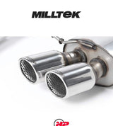 MILLTEK Cat Back Audi S5 Coupe 4.2 V8 Quattro Manual Only - Non-resonated / Race