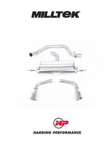 MILLTEK Cat Back Audi TT Mk2 2.0 TFSI 2WD Dual Requires Valance From The 3.2 V6 Model - SSXAU143