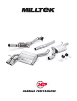 MILLTEK Turbo-back including Hi-Flow Sports Cat – Audi S3 Sportback 8P [SSXAU199]