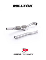 MILLTEK Downpipe – Golf MK6 R/S3 8P - 2.75" Milltek Cat Back - 200cell HJS Catalyst - From Mid 2008 Onwards
